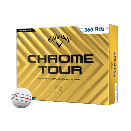 Chrome Tour 360 Triple Track Golf Balls